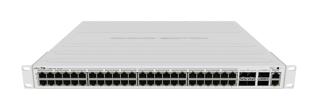 MikroTik CRS354-48P-4S+2Q+RM - 48 Port PoE-PoE+ 4 Port 10G SFP+ 2 Port 40G SFP Yönetilebilir Switch