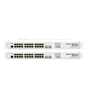 MikroTik CRS226-24G-2S+RM - 24 Port 2SFP+ Gigabit Yönetilebilir Router Switch