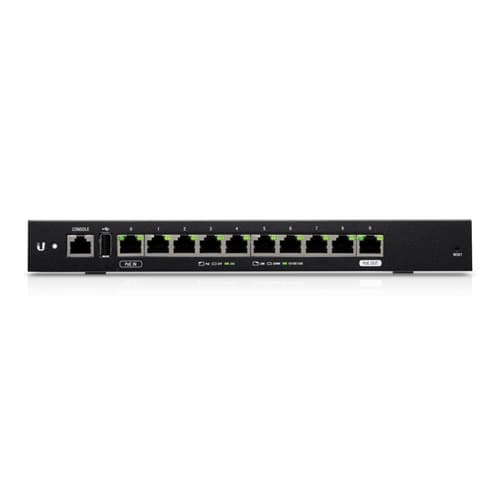 UBNT EdgeRouter 10 (ER-10) – 10 Gigabit RJ45 Portlu, PoE Girişli ve PoE Passthrough Destekli Profesyonel Router