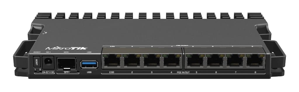 MikroTik RB5009UPr+S+IN - 8 Port PoE-Out Firewall Router