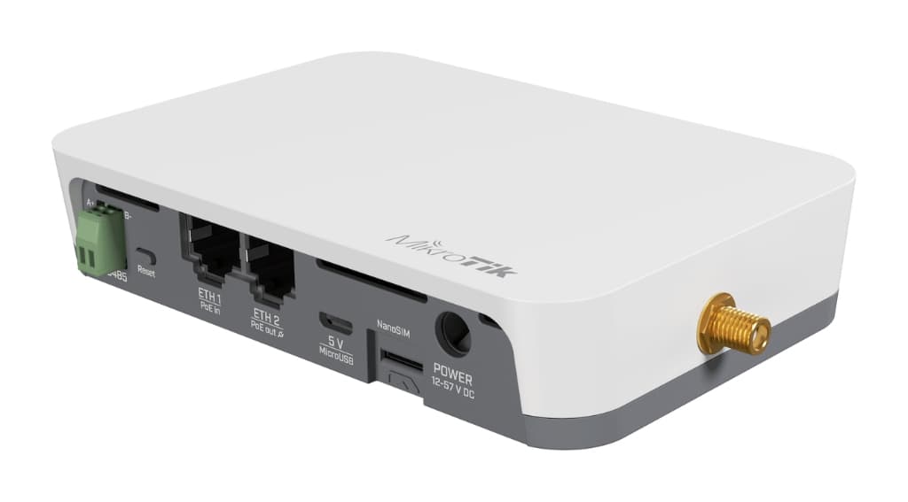MikroTik KNOT LR9G - RB924iR-2nD-BT5&BG770A&R11e-LR9G | 915 MHz LoRa® + LTE Cat-M/NB2 IoT Geçidi