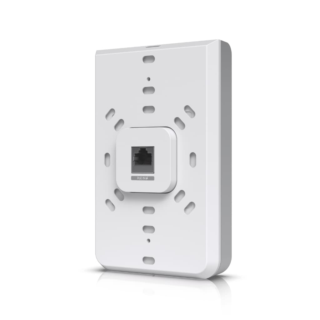 UBNT UniFi In-Wall HD (UAP-IW-HD) Duvar Tipi WiFi 5 Access Point – 6 Stream, 4 Port GbE Switch, PoE/PoE+, 90 m² Kapsama