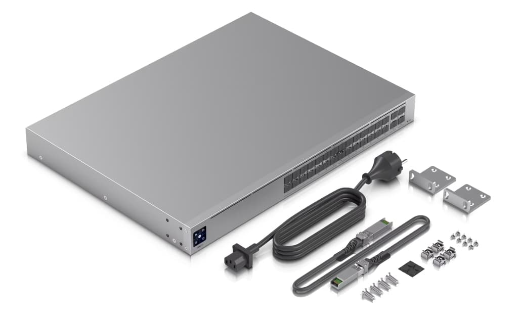 UBNT USW-Pro-Aggregation-EU - 28 Adet SFP+ Fiber Omurga Switch