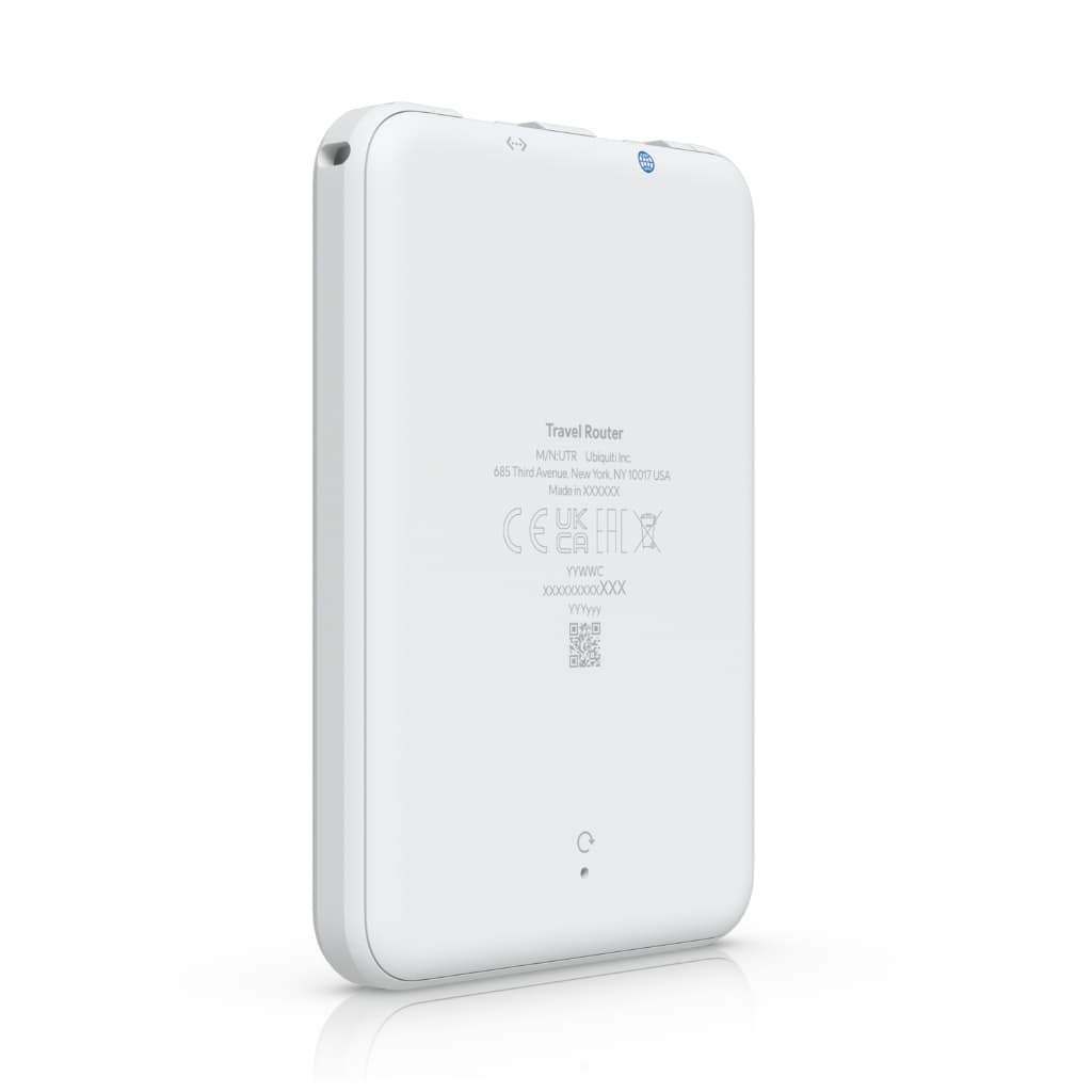 UBNT UniFi Travel Router (UTR) – Ultra İnce Seyahat Router’ı | WireGuard & OpenVPN VPN, 2× Gigabit Ethernet, WiFi 5, USB-C
