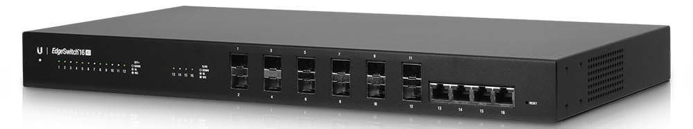 UBNT ES‑16‑XG - UBNT EdgeSwitch 16XG 16 Port SFP+ 4 Port RJ45 10GBIT yönetilebilir Omurga Switch