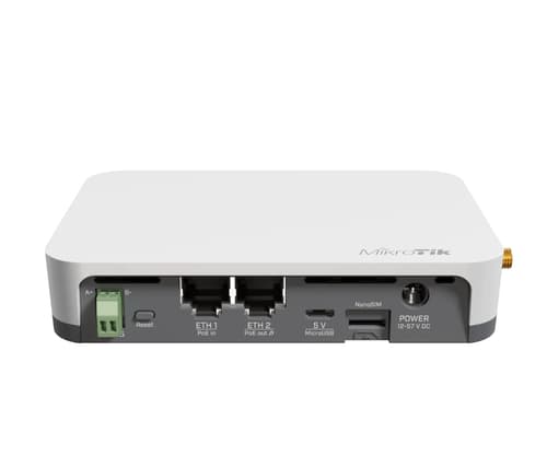 MikroTik KNOT LR8G kit – Endüstriyel LoRa IoT Gateway, GPS, LTE CAT-M1/NB2 ve PoE Destekli Akıllı Saha Ağ Geçidi