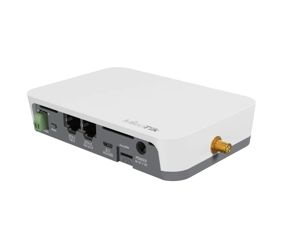 MikroTik KNOT LR8G kit – Endüstriyel LoRa IoT Gateway, GPS, LTE CAT-M1/NB2 ve PoE Destekli Akıllı Saha Ağ Geçidi