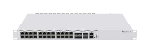 MikroTik CRS326-4C+20G+2Q+RM 20× 2.5 GbE, 4× 10G SFP+, 2× 40G — Stüdyo ve ofisler için Yüksek Hızlı Switch