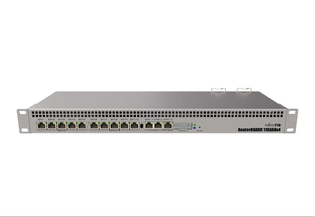 MikroTik RB1100AHx4 13 Port Gigabit Firewall Router
