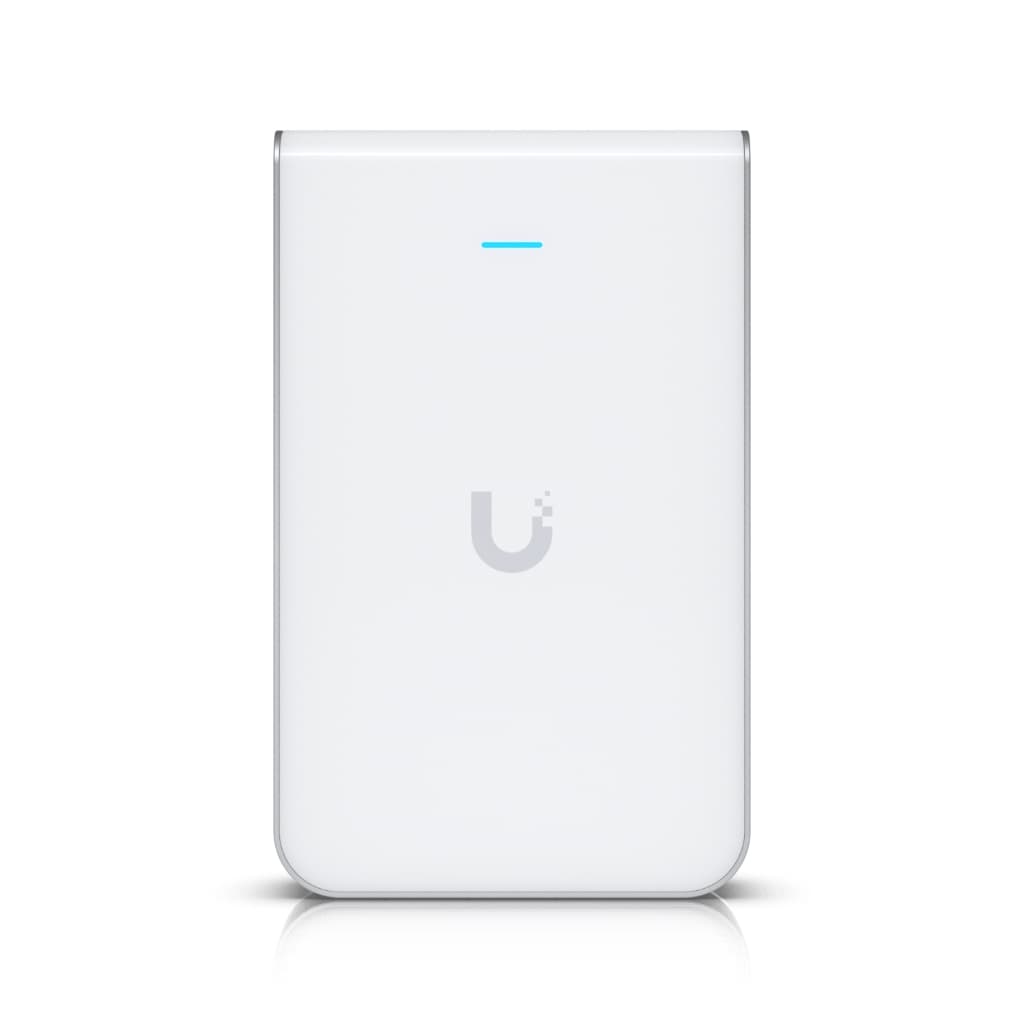 UBNT UniFi In-Wall HD (UAP-IW-HD) Duvar Tipi WiFi 5 Access Point – 6 Stream, 4 Port GbE Switch, PoE/PoE+, 90 m² Kapsama