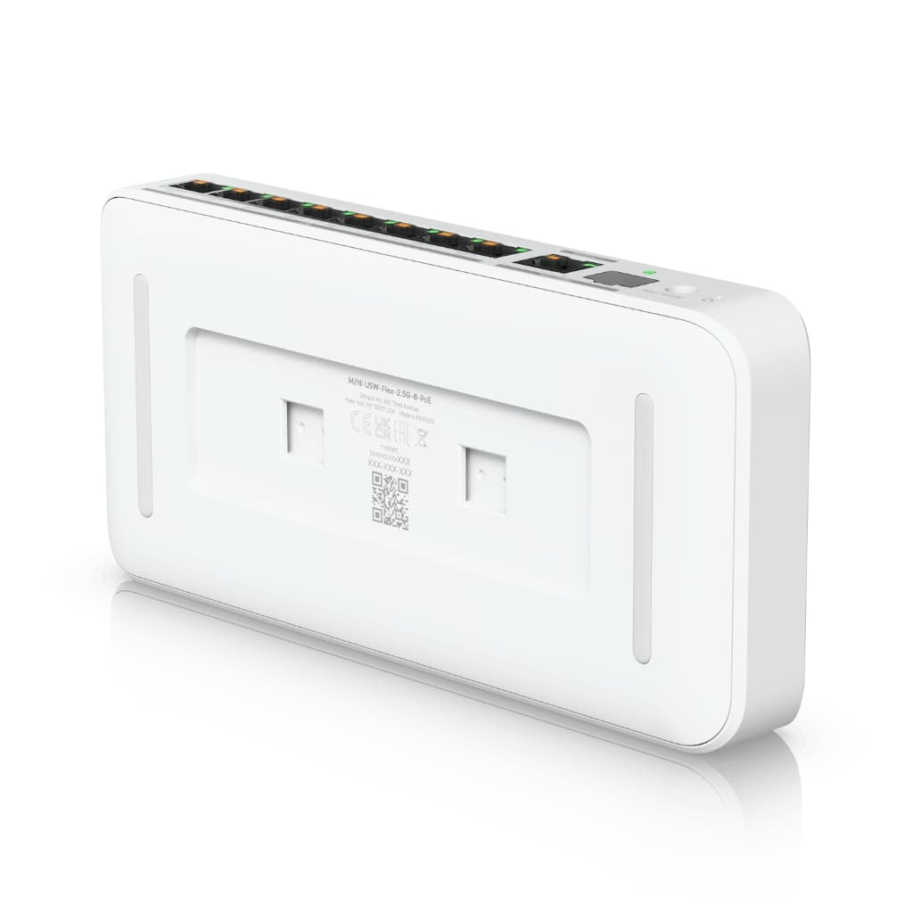 UBNT UniFi Flex 2.5G PoE (USW-Flex-2.5G-8-PoE) | 8 Port 2.5GbE PoE++, 10G Combo Uplink Switch