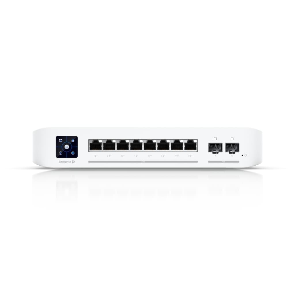 UBNT UniFi USW-Enterprise-8-PoE-EU 8 Port PoE+ 2.5G Yönetilebilir Switch