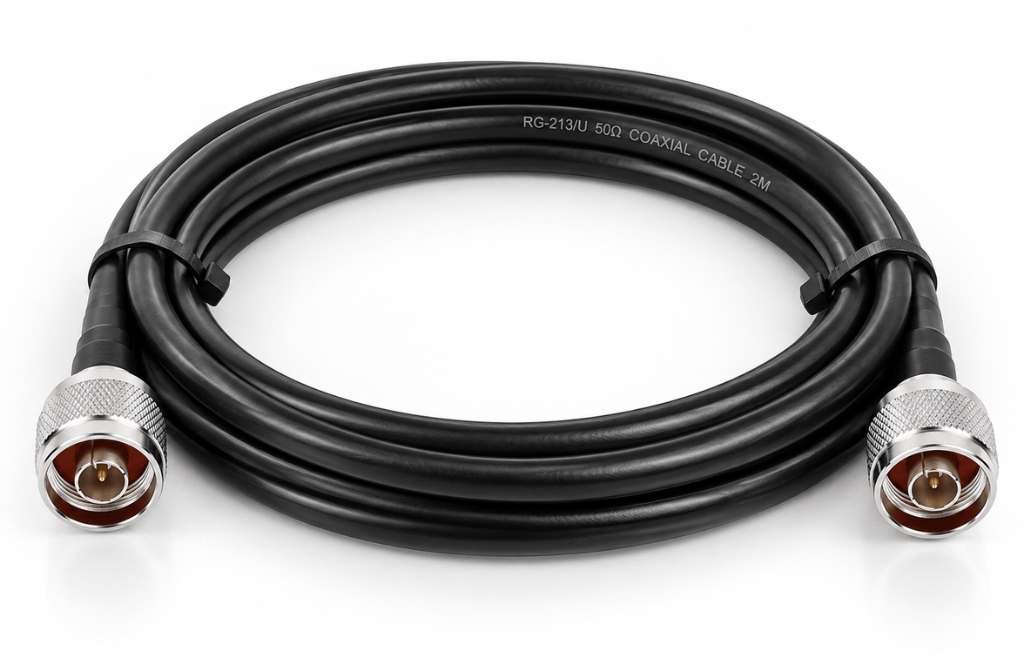wifiAnten n-male-to-n-male-2M FLMR400 2 Metre N-Male to N-Male Kablo | 50 Ohm 6 GHz Düşük Kayıplı RF Koaksiyel Kablo - görsel 2