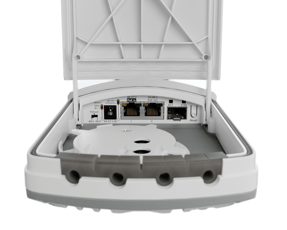 Mikrotik FTC21-UPS MikroTik FTC21-UPS 2.5G SFP Fiber Dönüştürücü ve Dahili Bataryalı Dış Ortam PoE Çözümü - görsel 3