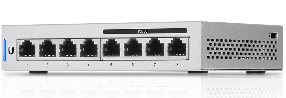 UBNT US-8-60W - UBNT UniFi Switch 8 Port 60W Layer3 Yönetilebilir Switch