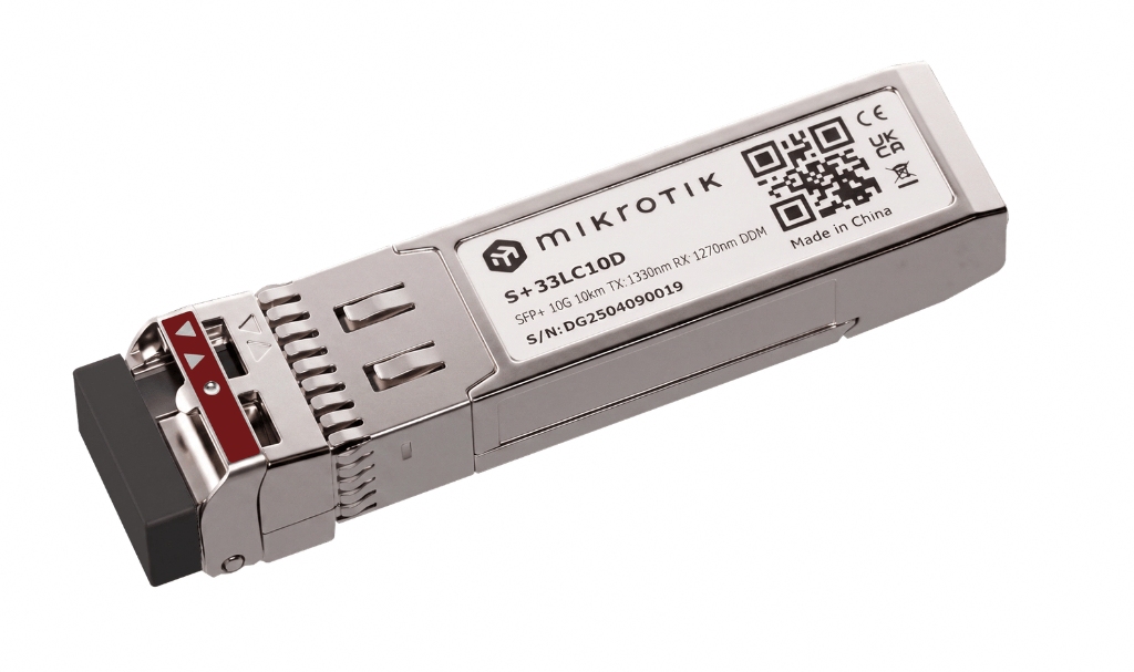 Mikrotik S+2733LC10D MikroTik S+2733LC10D | 10G BiDi Single-Mode SFP+ Çifti, Tek Fiber, 10 km, LC, DDM - görsel 1